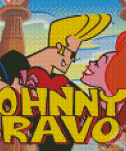 Johny Bravo And His Lover Diamond Paintings