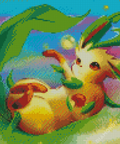 Leafeon Pokemon Species Diamond Paintings