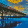 Myrtle Beach South Carolina At Night Diamond Paintings