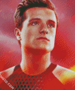 Peeta Mellark Movie Character Diamond Paintings