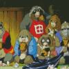 Pom Poko Animation Character Diamond Paintings