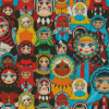 Russian Matryoshka Dolls Diamond Paintings