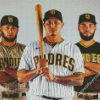 San Diego Padres Baseball Players Diamond Paintings