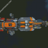 Spaceship Expanse Rocinante Diamond Paintings