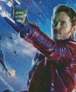 Star Lord Guardians Of The Galaxy Diamond Paintings