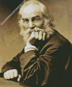 American Poet Walt Whitman Diamond Paintings