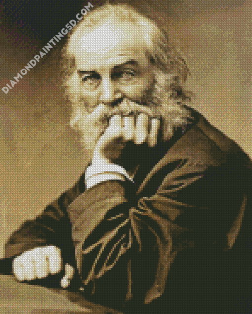 American Poet Walt Whitman Diamond Paintings