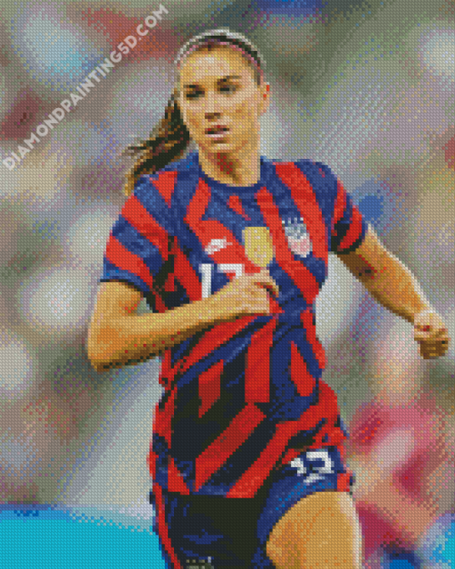 American Soccer Player Alex Morgan Diamond Paintings