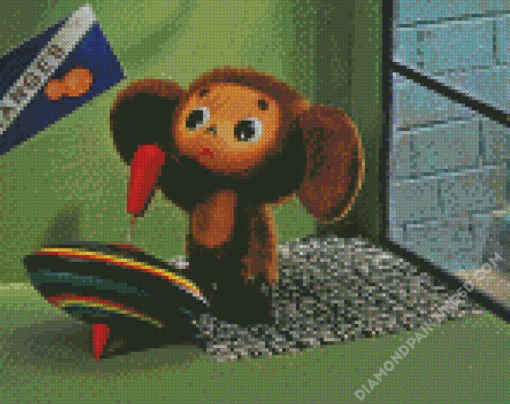 Cheburashka Character Diamond Paintings