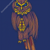 Golden Owl Bird Diamond Paintings