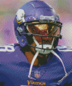 Justin Jefferson Minnesota Vikings Diamond Paintings