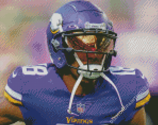 Justin Jefferson Minnesota Vikings Diamond Paintings