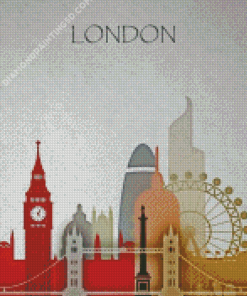 London Skylinne Poster Diamond Paintings