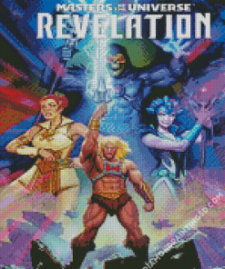 Masters Of The Universe Revelation Poster Diamond Paintings