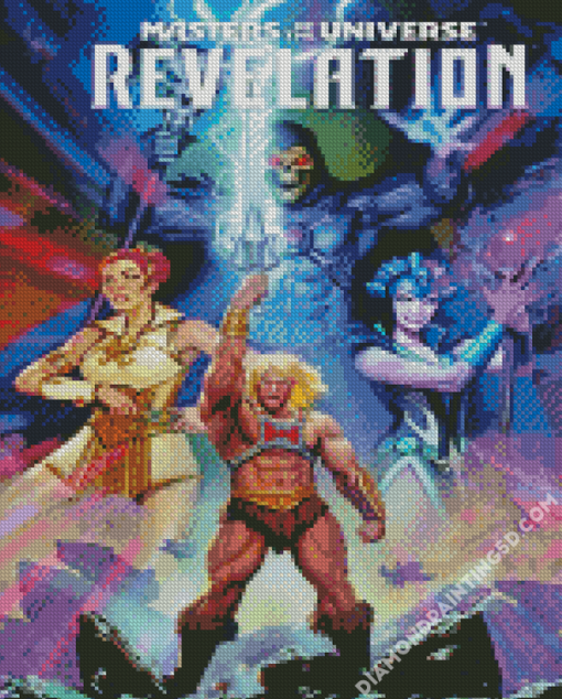 Masters Of The Universe Revelation Poster Diamond Paintings