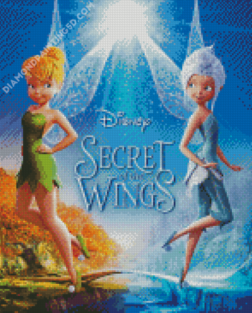 Periwinkle And Tinkerbell Cartoons Diamond Paintings