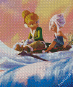 Periwinkle And Tinkerbell Cartoons Diamond Paintings