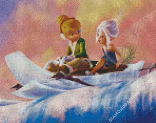 Periwinkle And Tinkerbell Cartoons Diamond Paintings