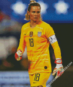 Woman Soccer Player Ashlyn Harris Diamond Paintings