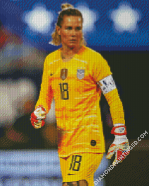 Woman Soccer Player Ashlyn Harris Diamond Paintings