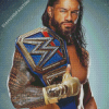 Wrestler Roman Reigns Diamond Paintings