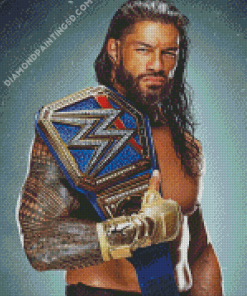 Wrestler Roman Reigns Diamond Paintings