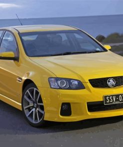 Yellow Holden Commodore Diamond Paintings