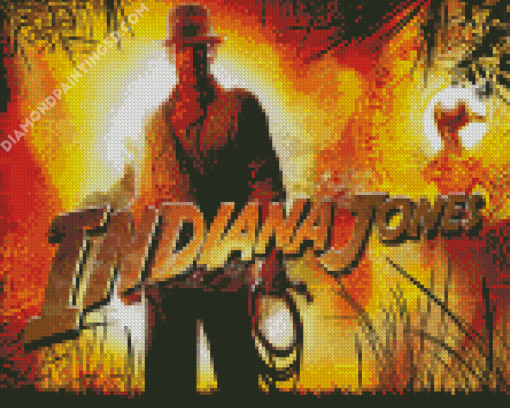 Indiana Jones Poster Diamond Paintings