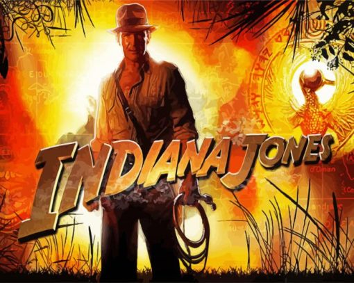 Indiana Jones Poster Diamond Paintings