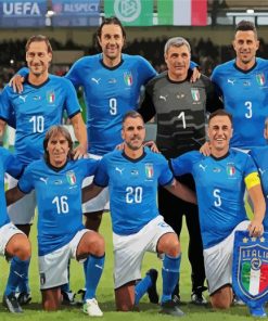 Italy National Football Team Art Diamond Paintingd