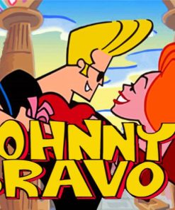 Johny Bravo And His Lover Diamond Paintings