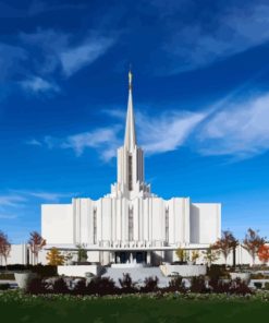 Jordan River Utah Temple Diamond Paintings