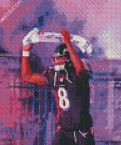 Lamar Jackson In Tunnel Diamond Paintings