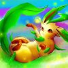 Leafeon Pokemon Species Diamond Paintings