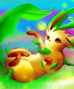 Leafeon Pokemon Species Diamond Paintings