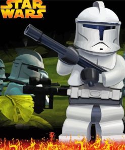 Lego Star Wars Video Game Poster Diamond Paintings