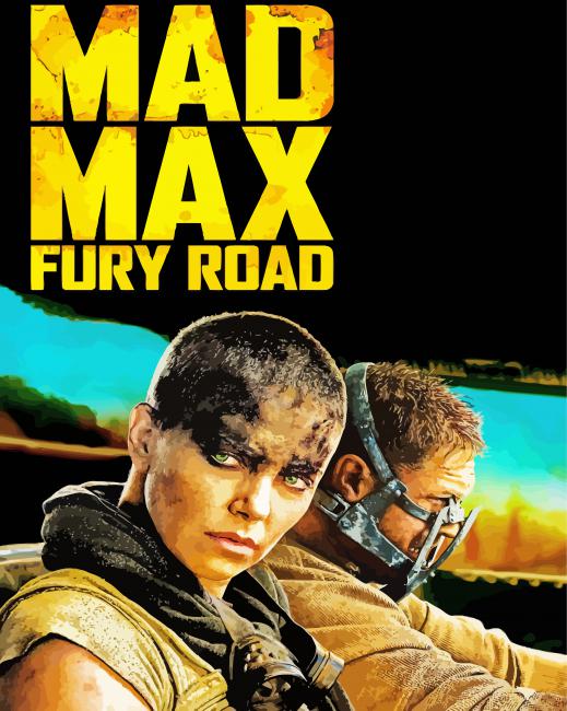 Mad Max Poster Diamond Paintings