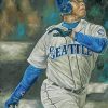 Mariners Baseball Player Diamond Paintings