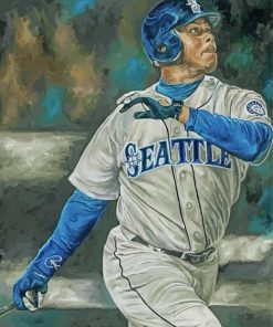 Mariners Baseball Player Diamond Paintings