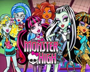 Monster High Poster Diamond Paintings