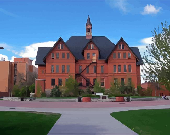 Montana State University Building Diamond Paintings