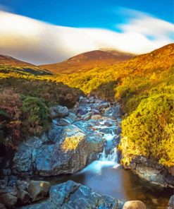 Mourne Mountains Waterfall Diamond Paintings