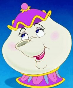 Mrs Potts Disney Character Diamond Paintings