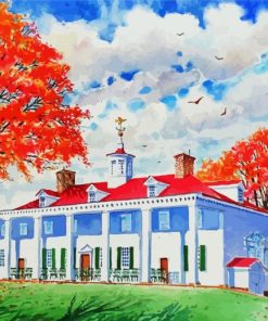 Mt Vernon In Fall Diamond Paintings