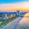 Myrtle Beach At Sunset Diamond Paintings