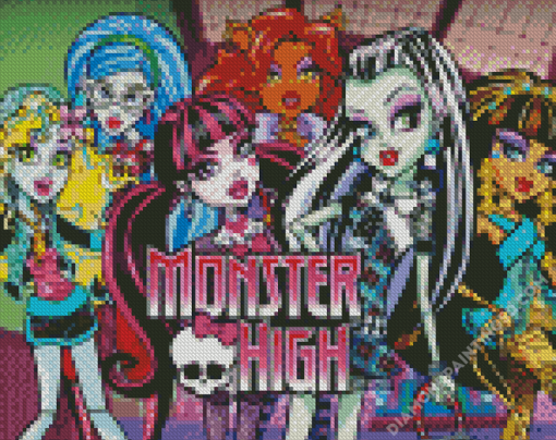 Monster High Poster Diamond Paintings