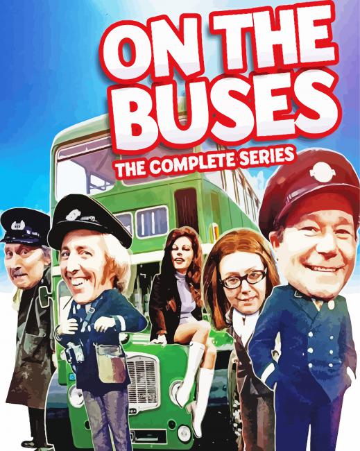 On The Buss Serie Poster Diamond Paintings