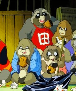 Pom Poko Animation Character Diamond Paintings