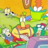 Rockos Modern Life Characters Diamond Paintings