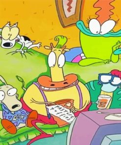 Rockos Modern Life Characters Diamond Paintings